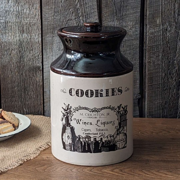  Pot à biscuits Abénakis Cookies Jar Beauce Vintage